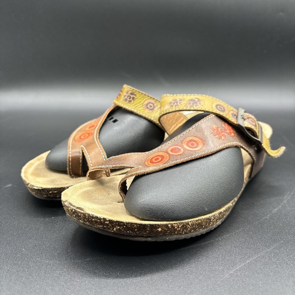 L'Artiste by Spring Step Lonian‎ Sandals Shoes Women's Size 7.5 US 38 EU Green